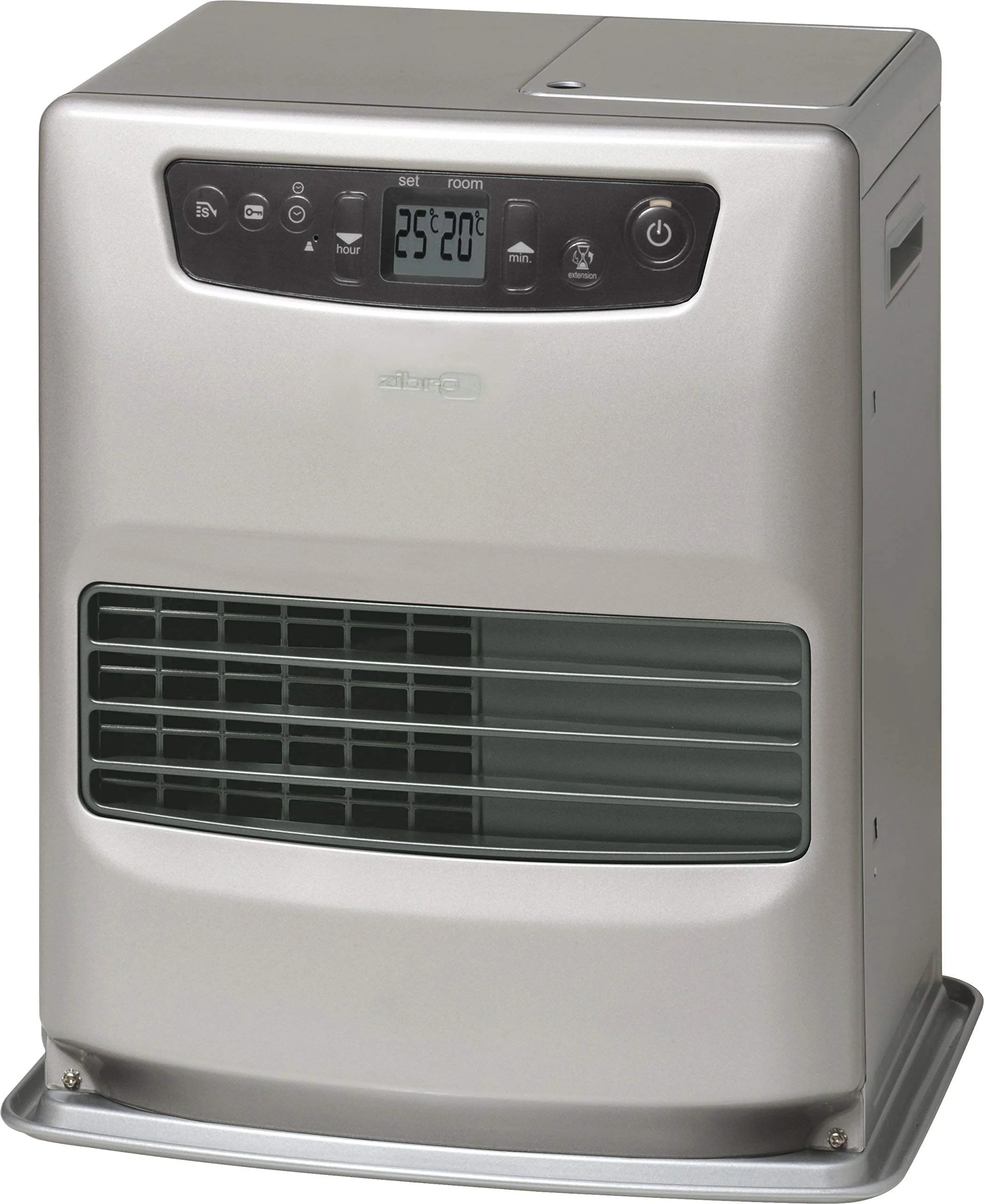 Zibro LC 32 Stufa a Combustibile Elettronica, 3200 W, Silver, 21m2-55m2 (Ricondizionato)